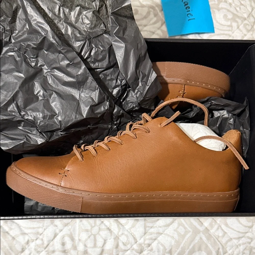Thursday Boot Company Tan Leather Sneakers - Picture 1 of 3